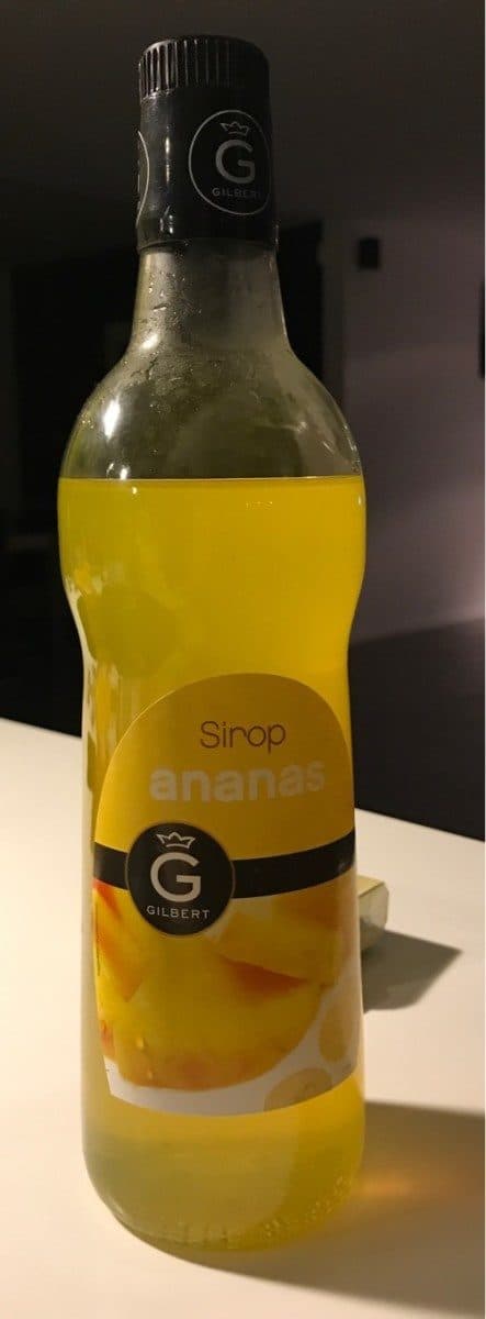 Gilbert Sirop ananas packshot