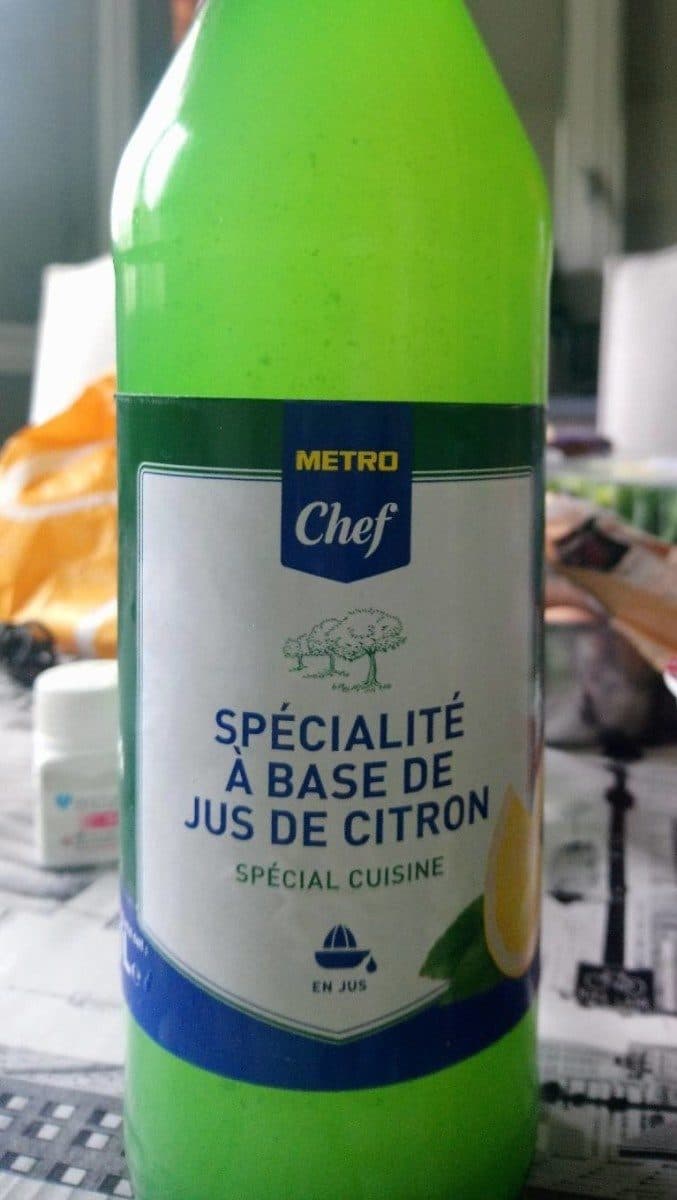 Metro Chef Spécialité à Base de Jus de Citron packshot