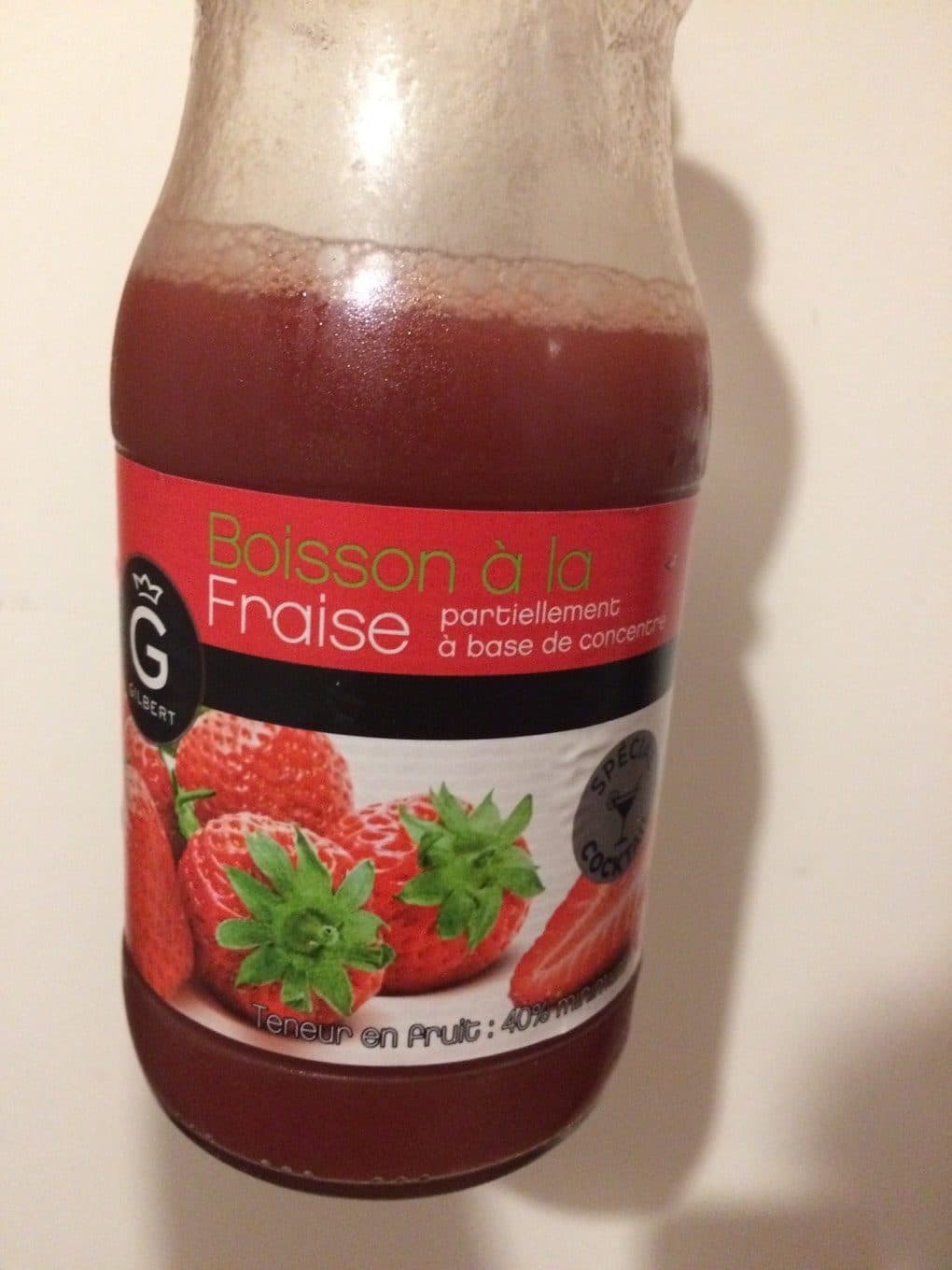 GILBERT Boisson à la fraise packshot