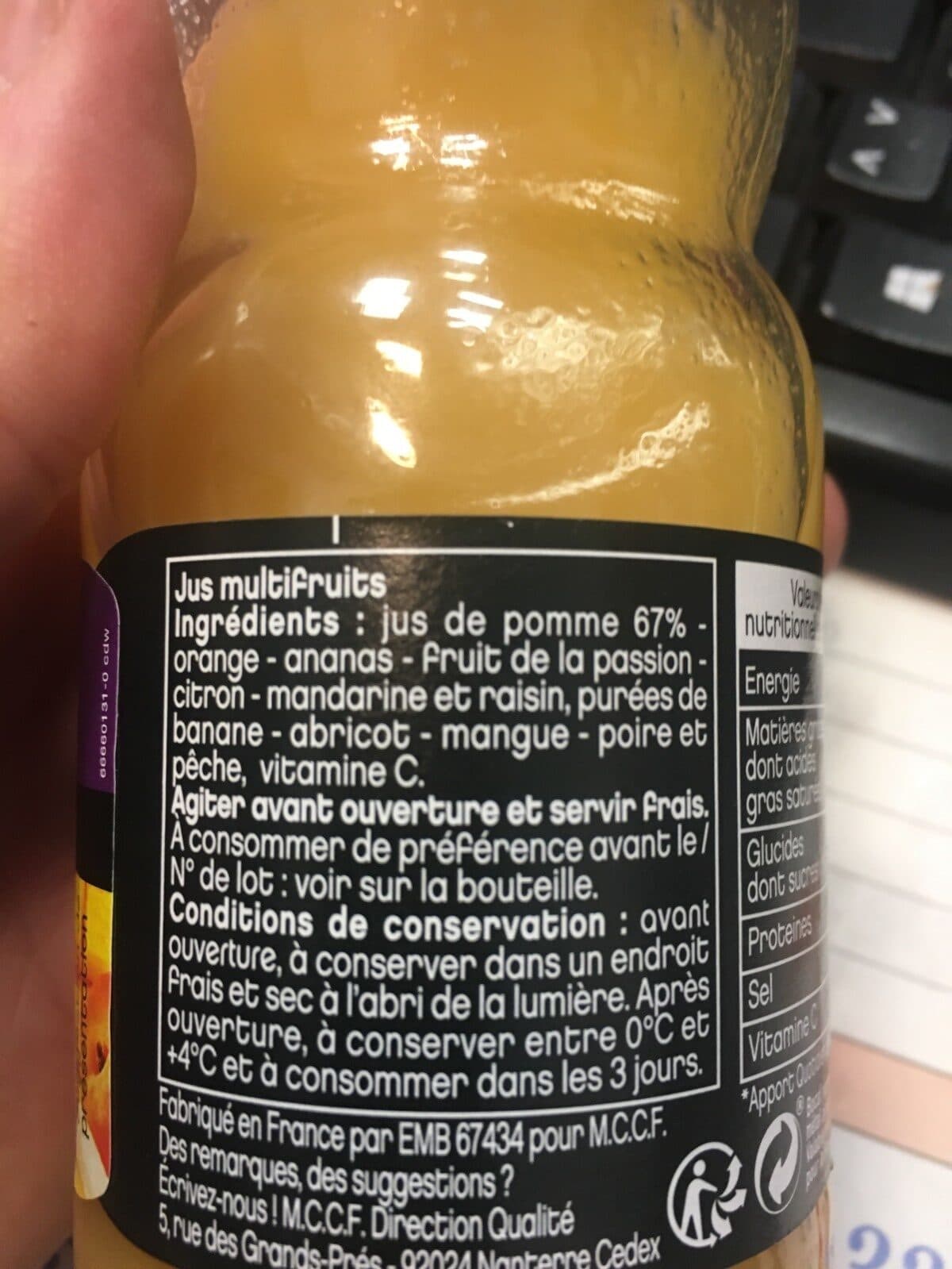 Gilbert Jus multifruits packshot