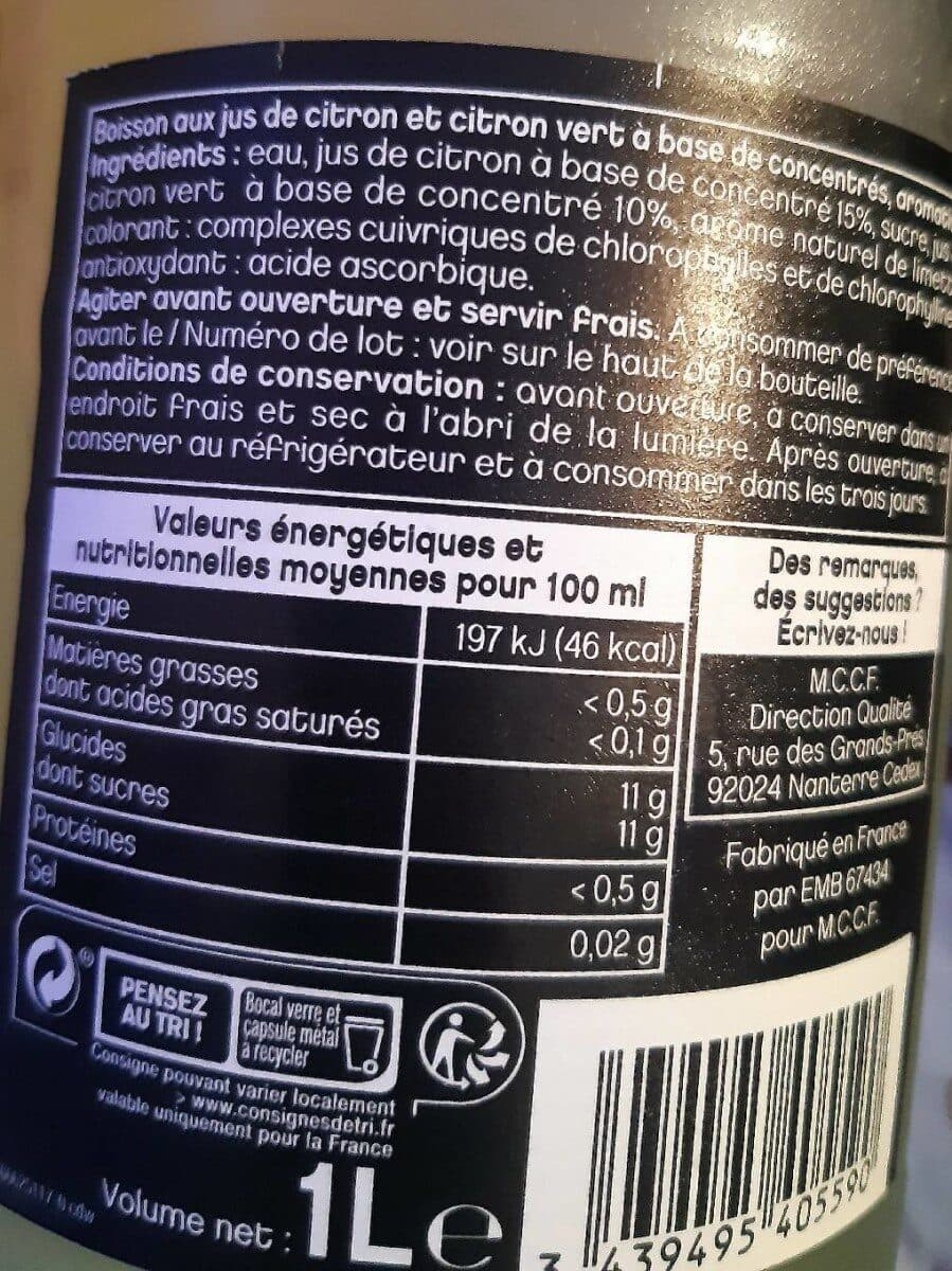Gilbert Boisson citron packshot
