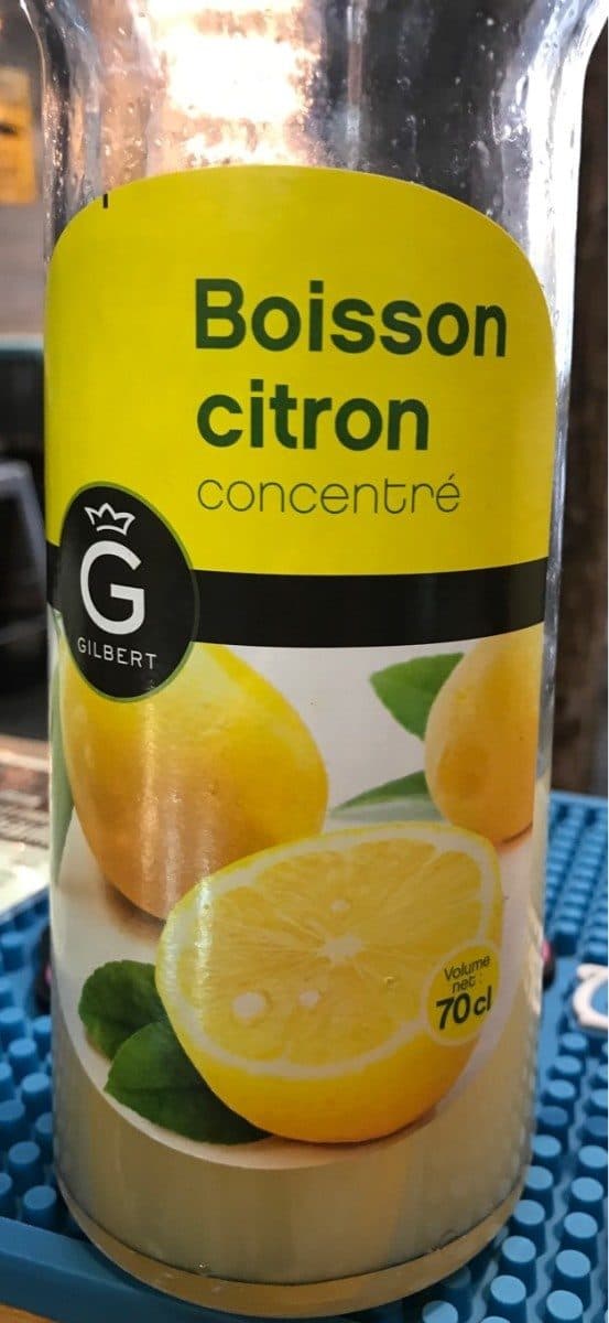 Gilbert Boisson citron packshot