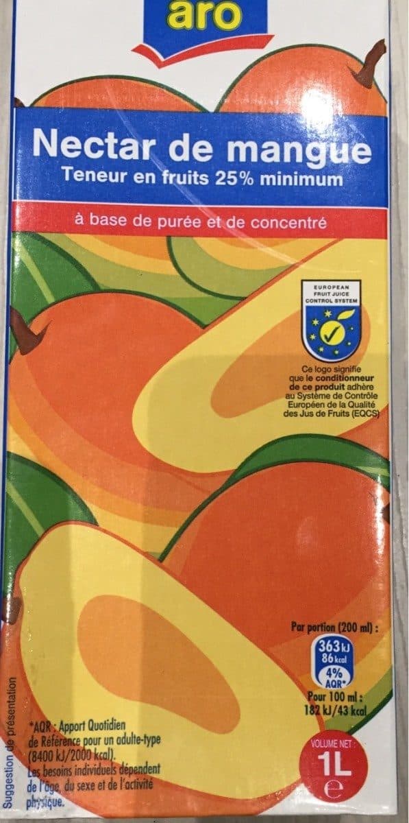 Aro Nectar de mangue packshot