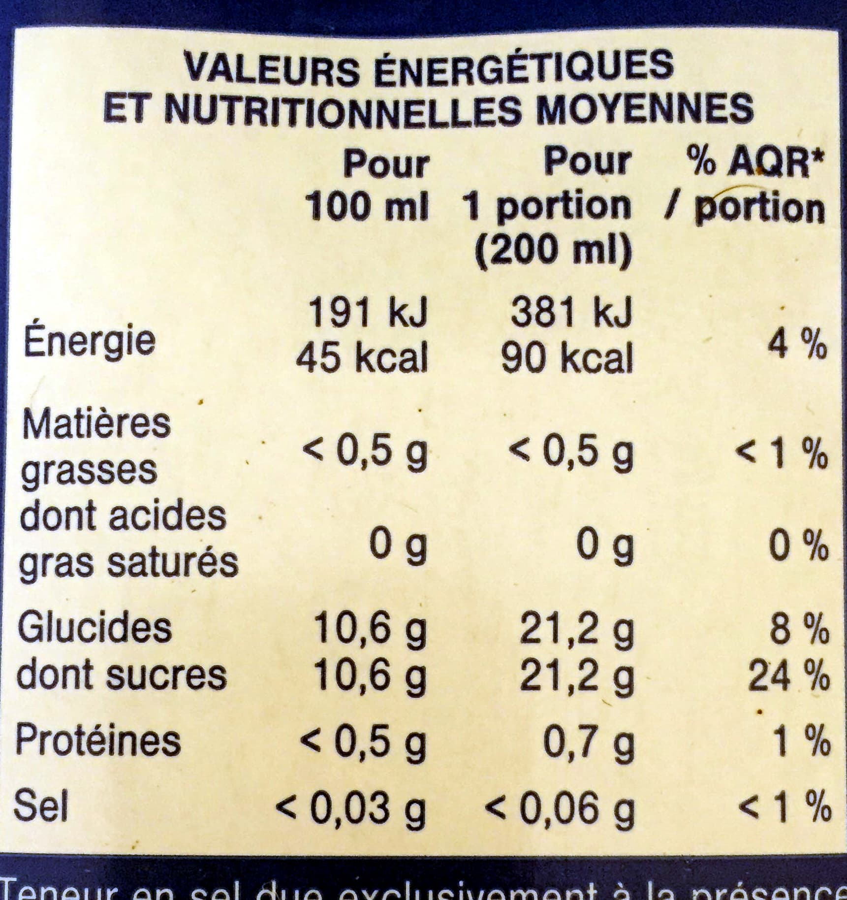Aro Jus d'ananas packshot
