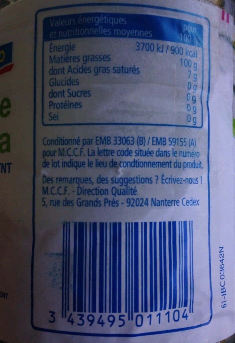 Aro Huile de Colza packshot