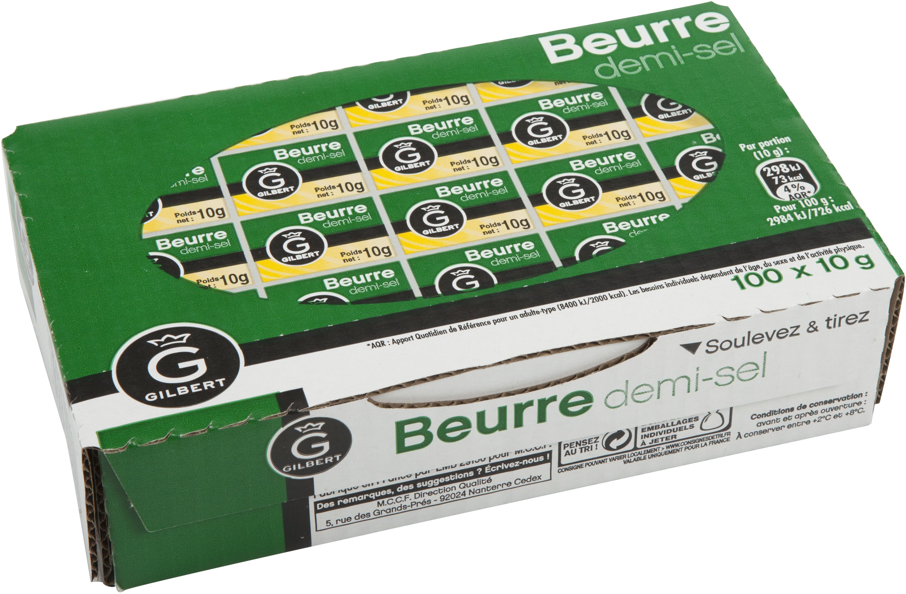 Gilbert Mini-beurres demi-sel packshot