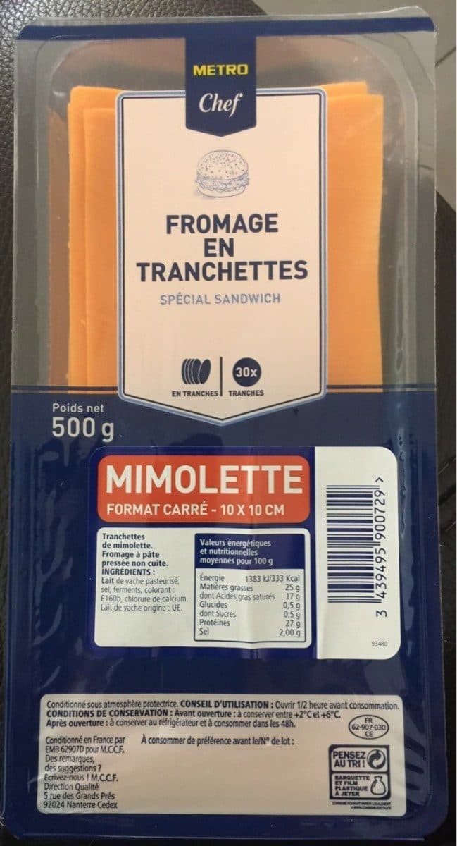 Metro Chef Mimolette packshot