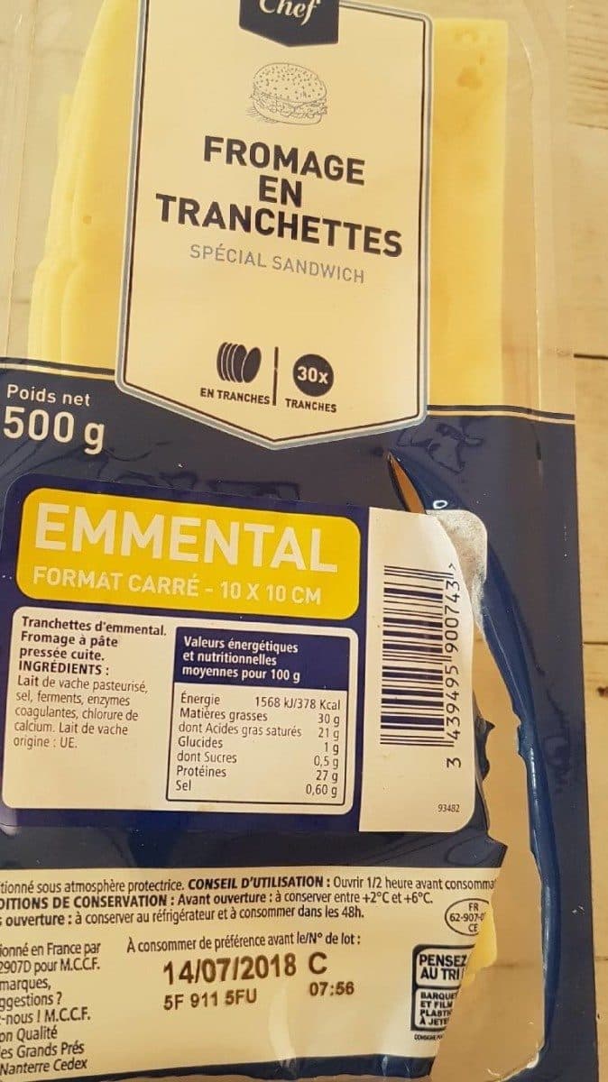 Metro Fromage en tranchettes packshot