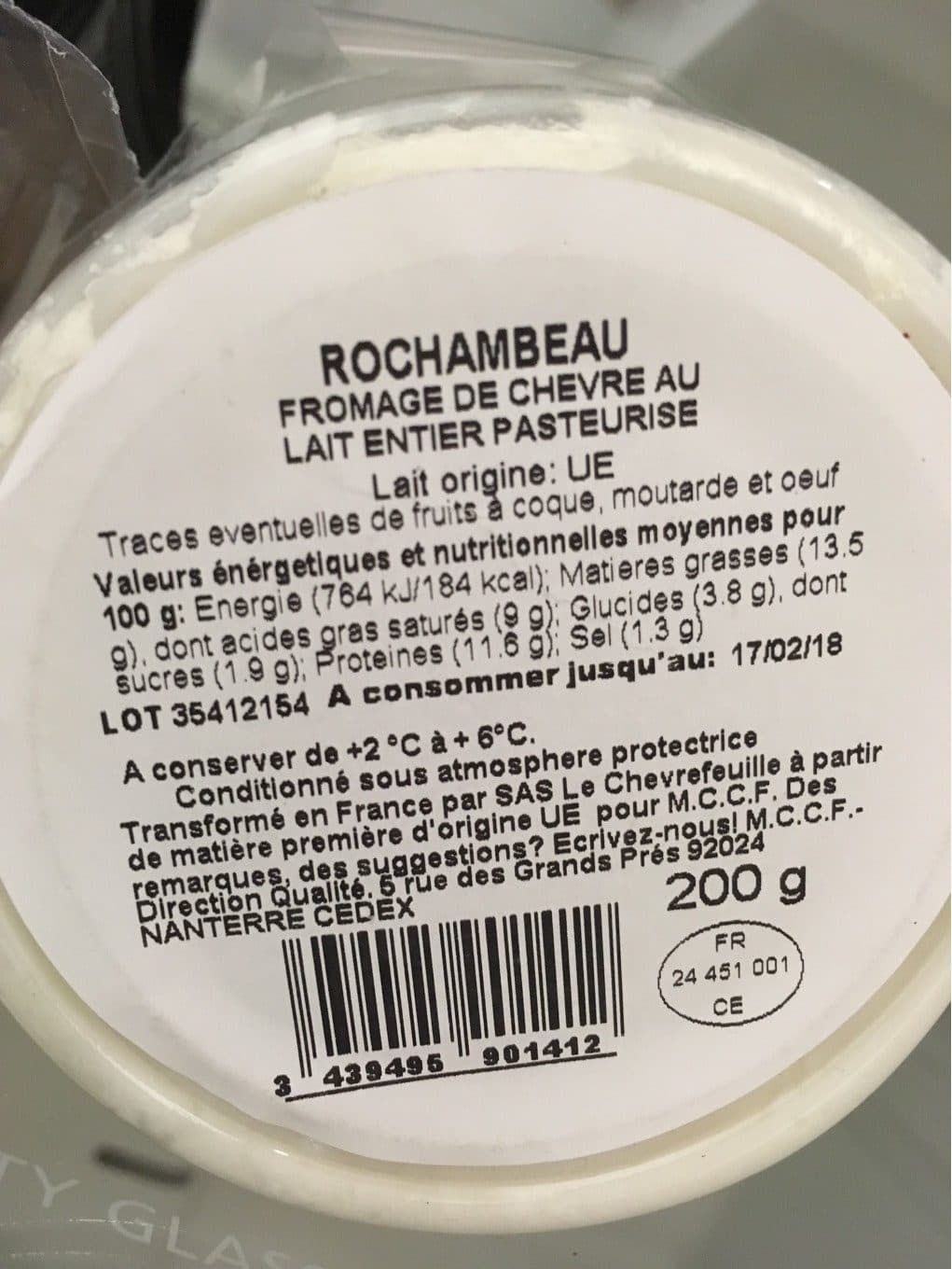 Rochambeau Fromage de chèvre packshot