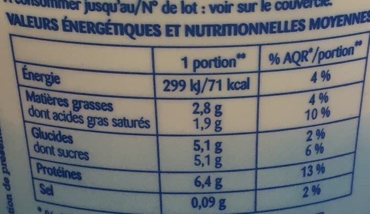 Rochambeau Fromage blanc packshot