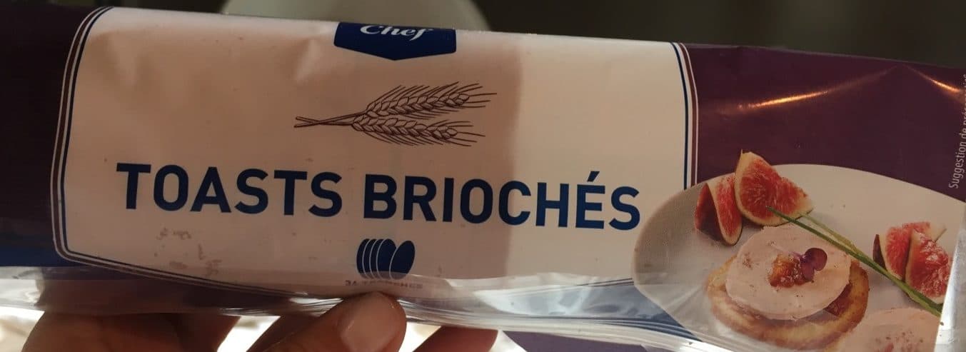 Horeca Toasts Briochés Spécial Foie Gras packshot