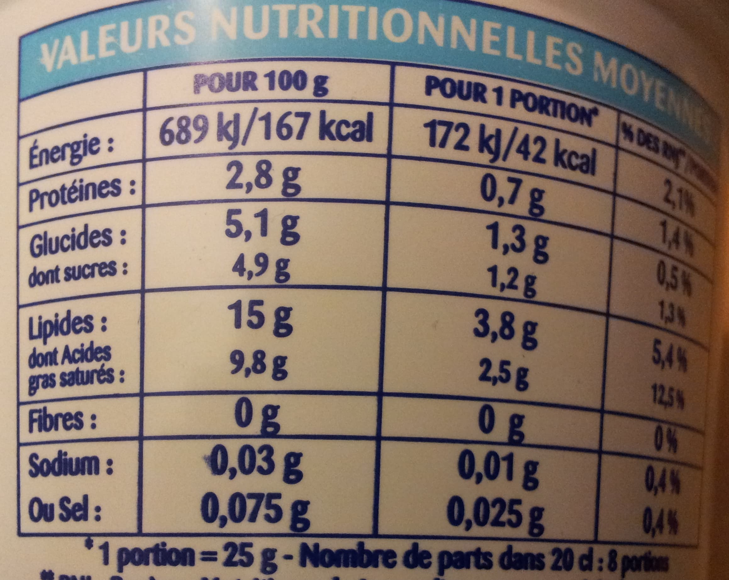 MCCF (Métro Cash & Carry France) Crème fraîche épaisse légère packshot
