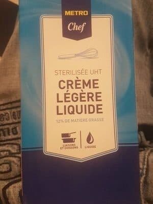 Metro Crème légère liquide packshot