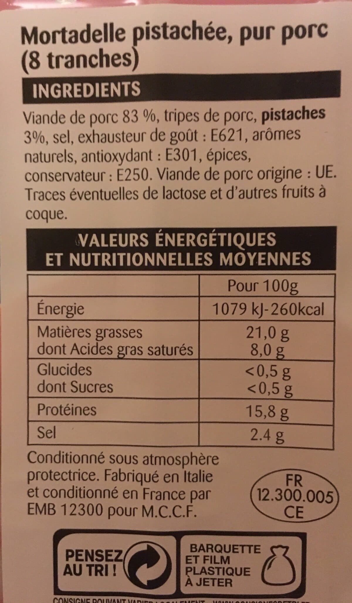 Rochambeau Mortadelle Italien.80 Gr packshot
