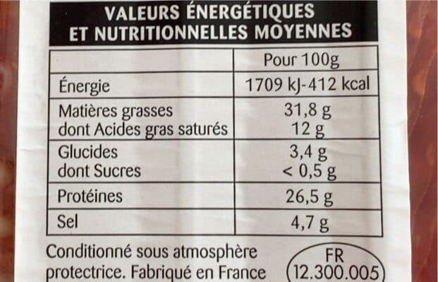 Open Food Facts Chorizo packshot