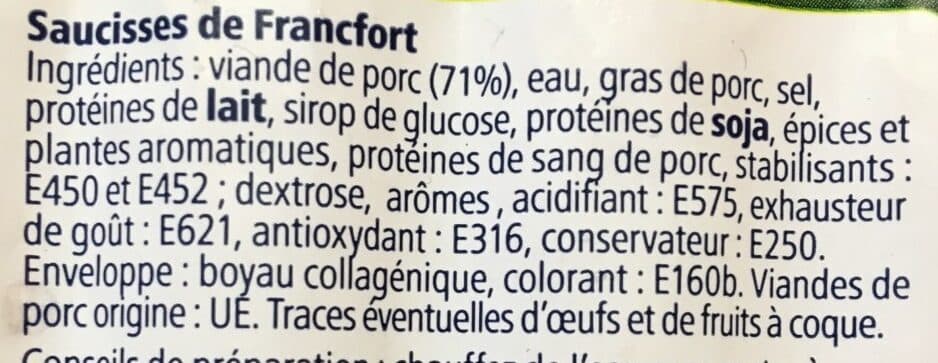 Metro Chef Saucisses de francfort packshot