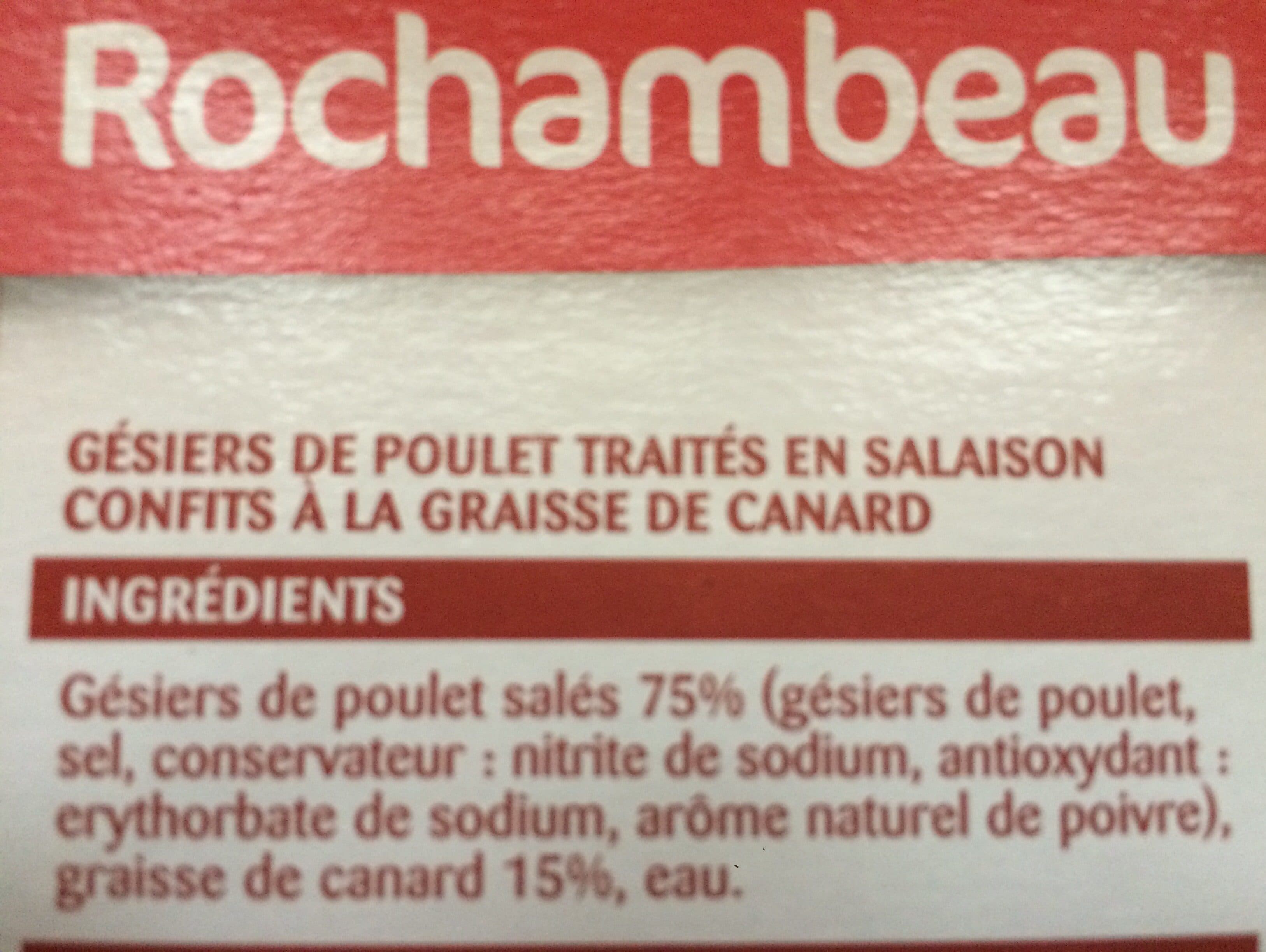 Rochambeau Gésiers de poulet packshot