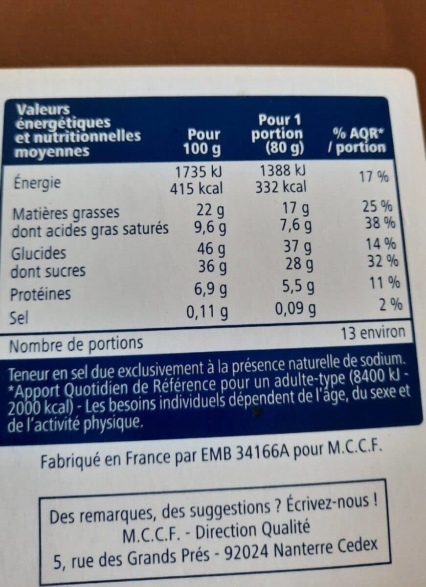 Metro Moelleux chocolat packshot