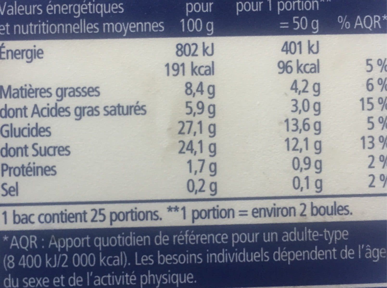 Metro Crème Glacée Vanille packshot