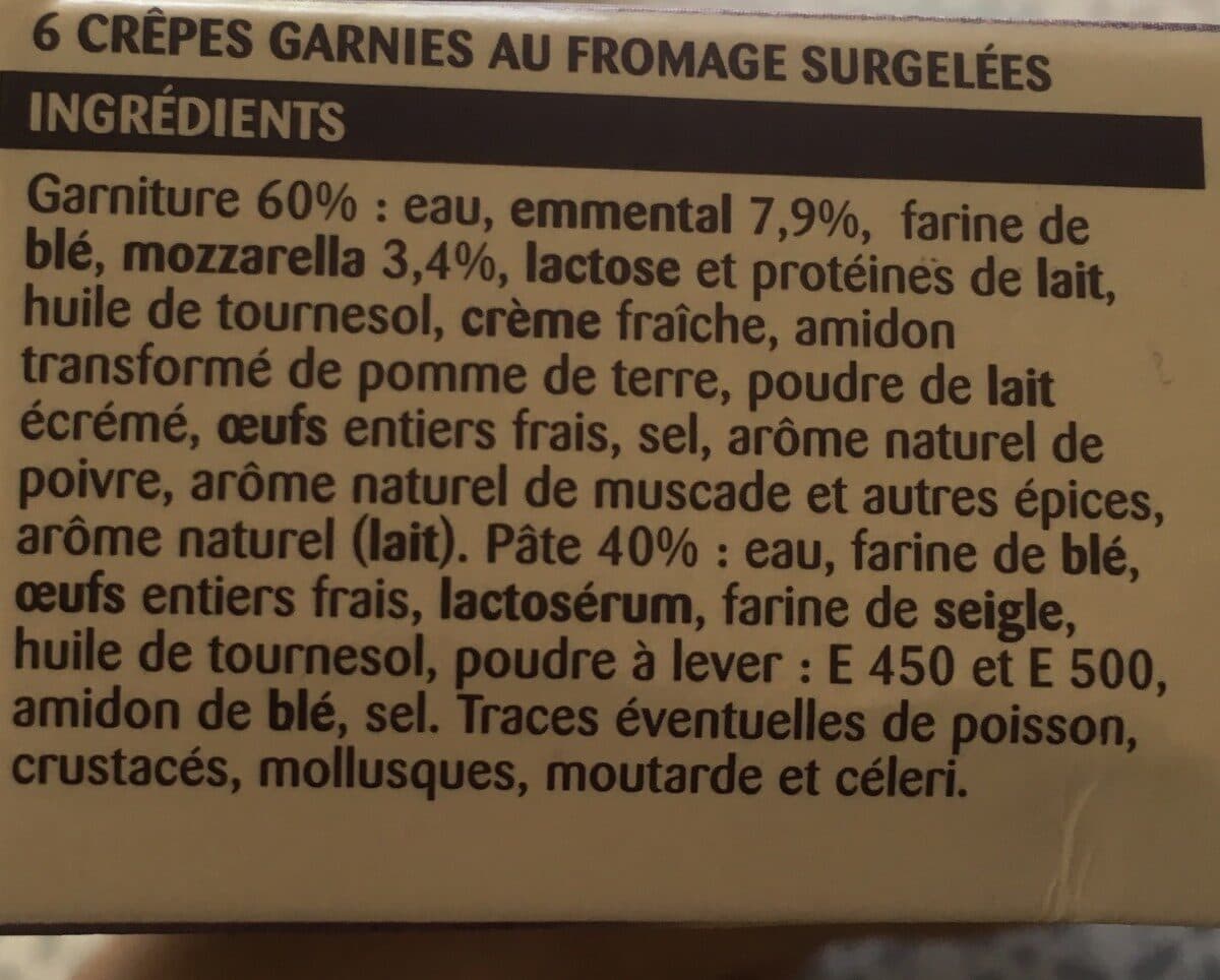 Rochambeau Crèpes au fromage packshot