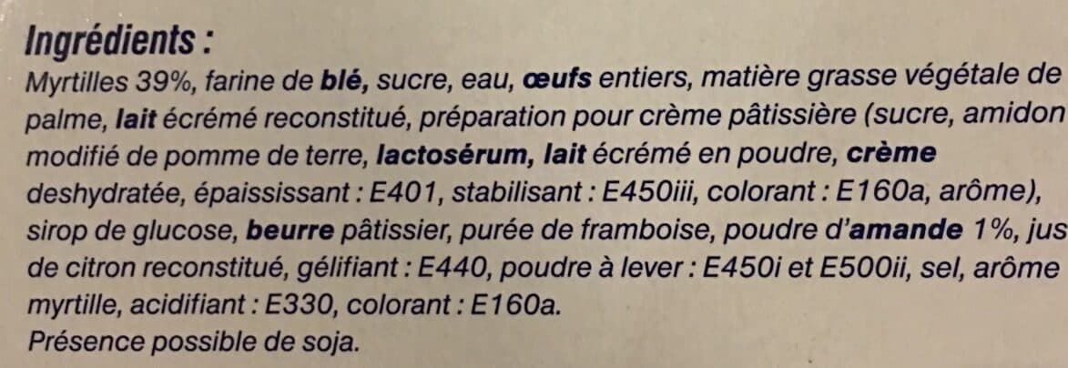 Horeca Tarte aux Myrtilles packshot