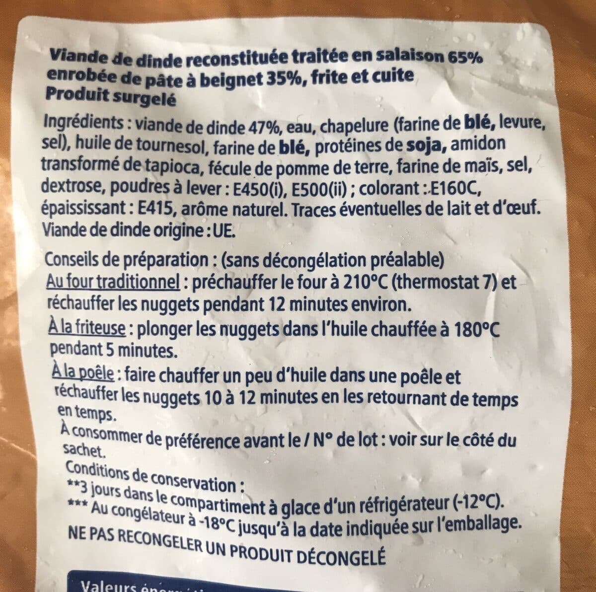 Metro Chef Nuggets de dinde packshot
