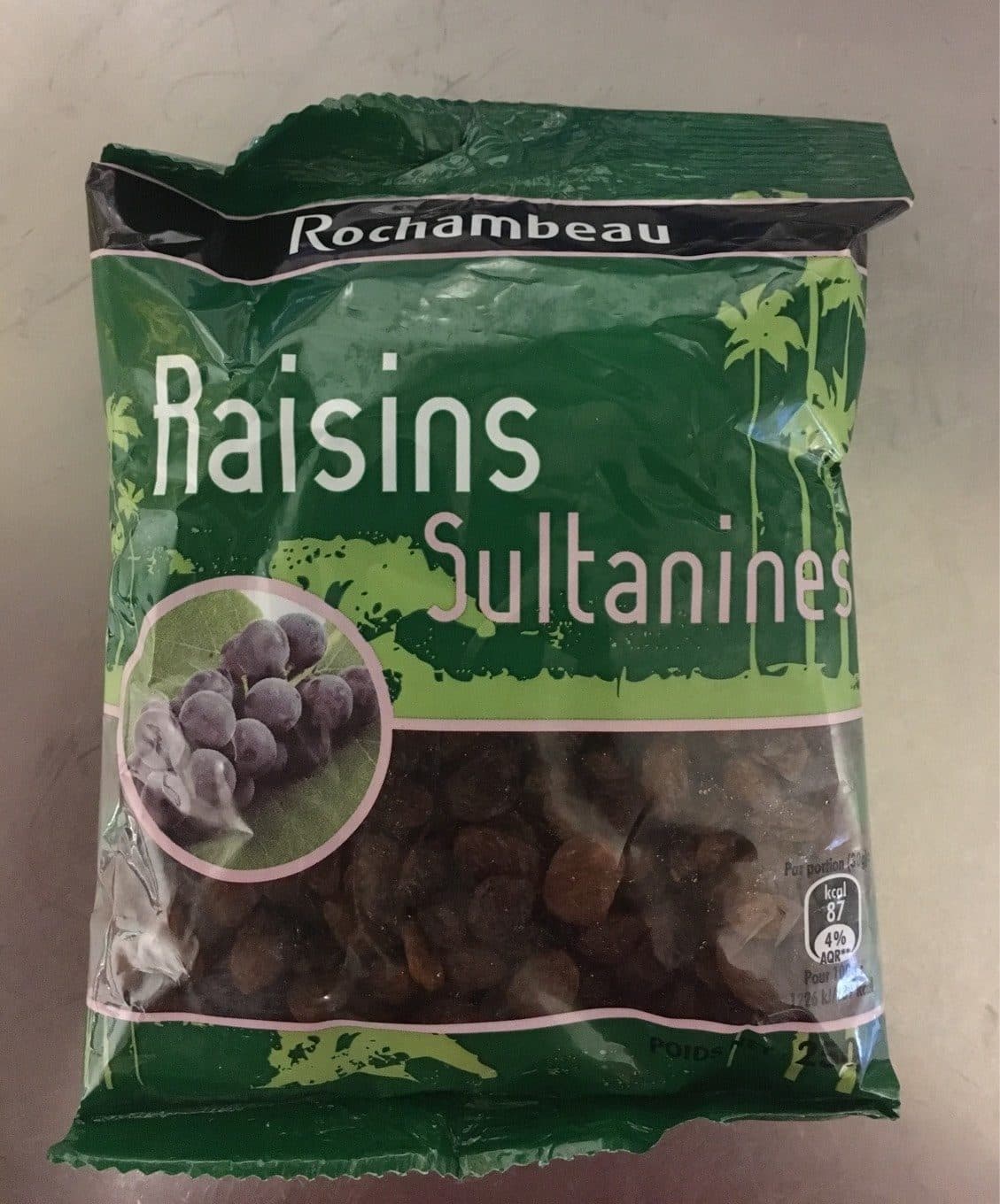 Rochambeau Raisins Secs Sultanines packshot