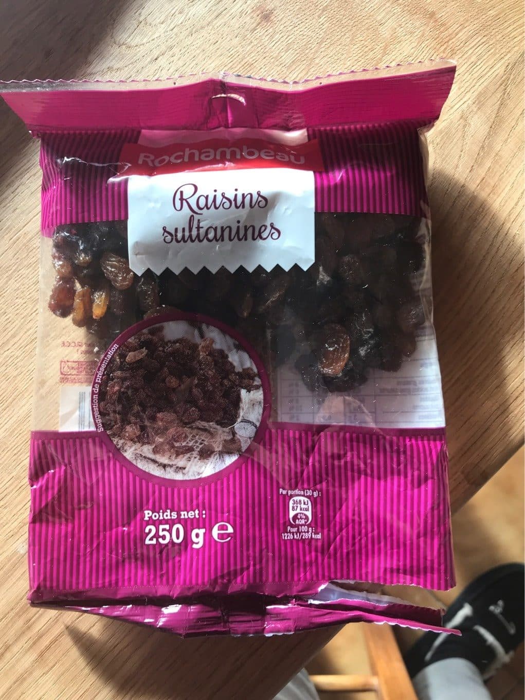 Rochambeau Raisins sultanines packshot