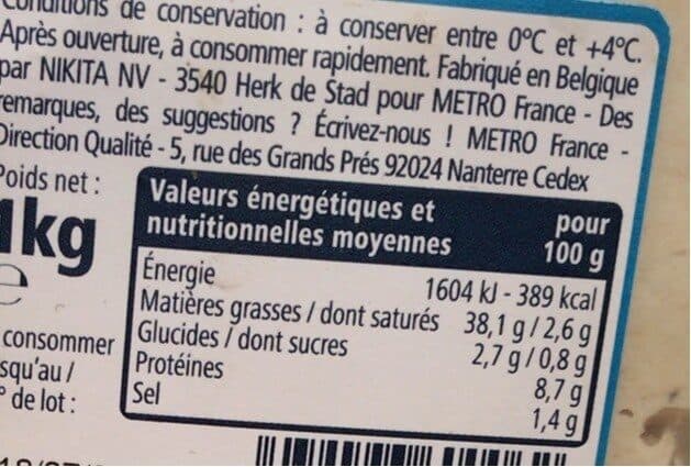 Metro Thon tartinable packshot