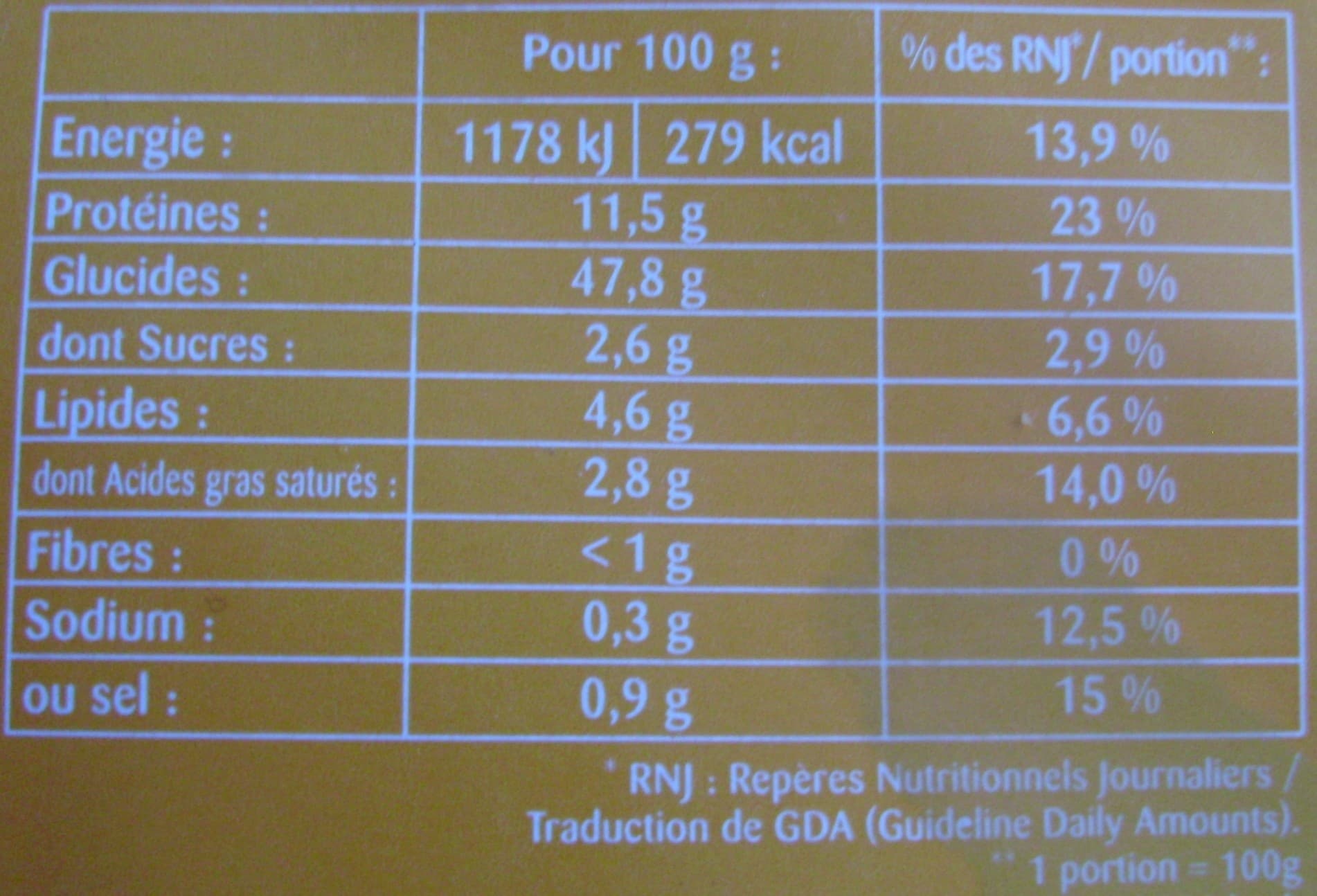 MCCF (Métro Cash & Carry France) Raviolis aux 4 Fromages packshot