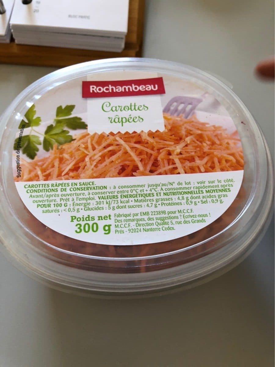 Rochambeau Carottes Râpées packshot