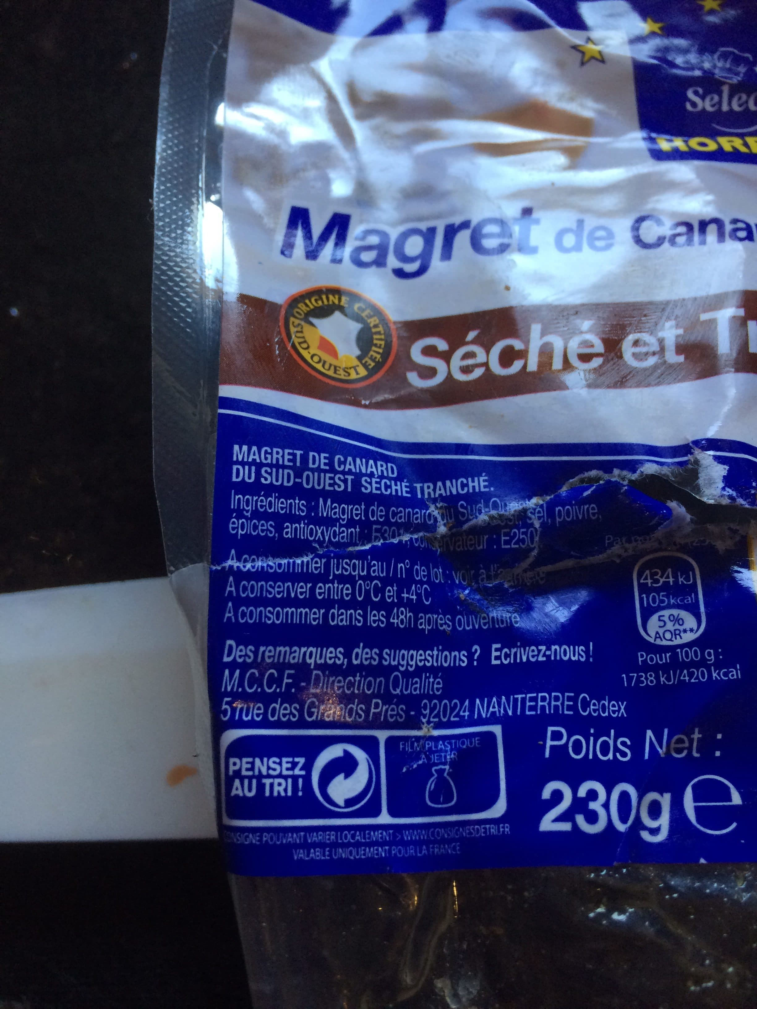 Horeca Magret de canard packshot