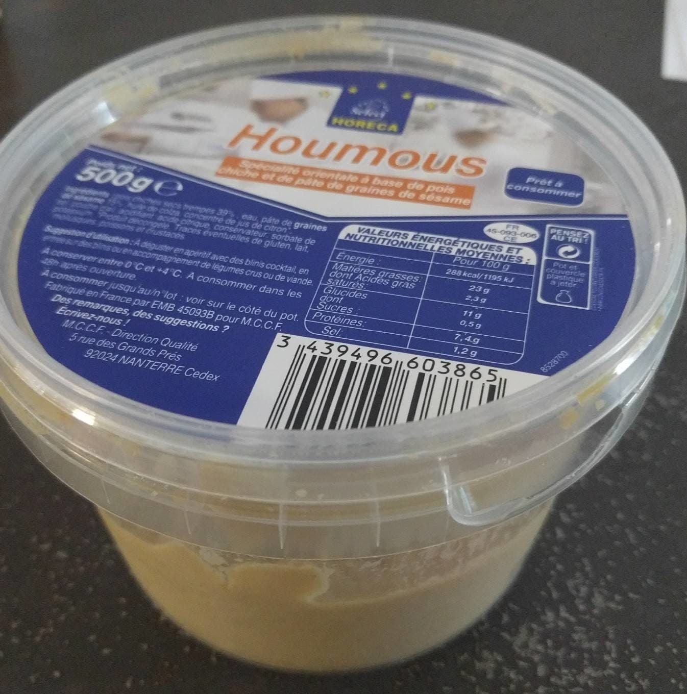 HORECA Houmous packshot