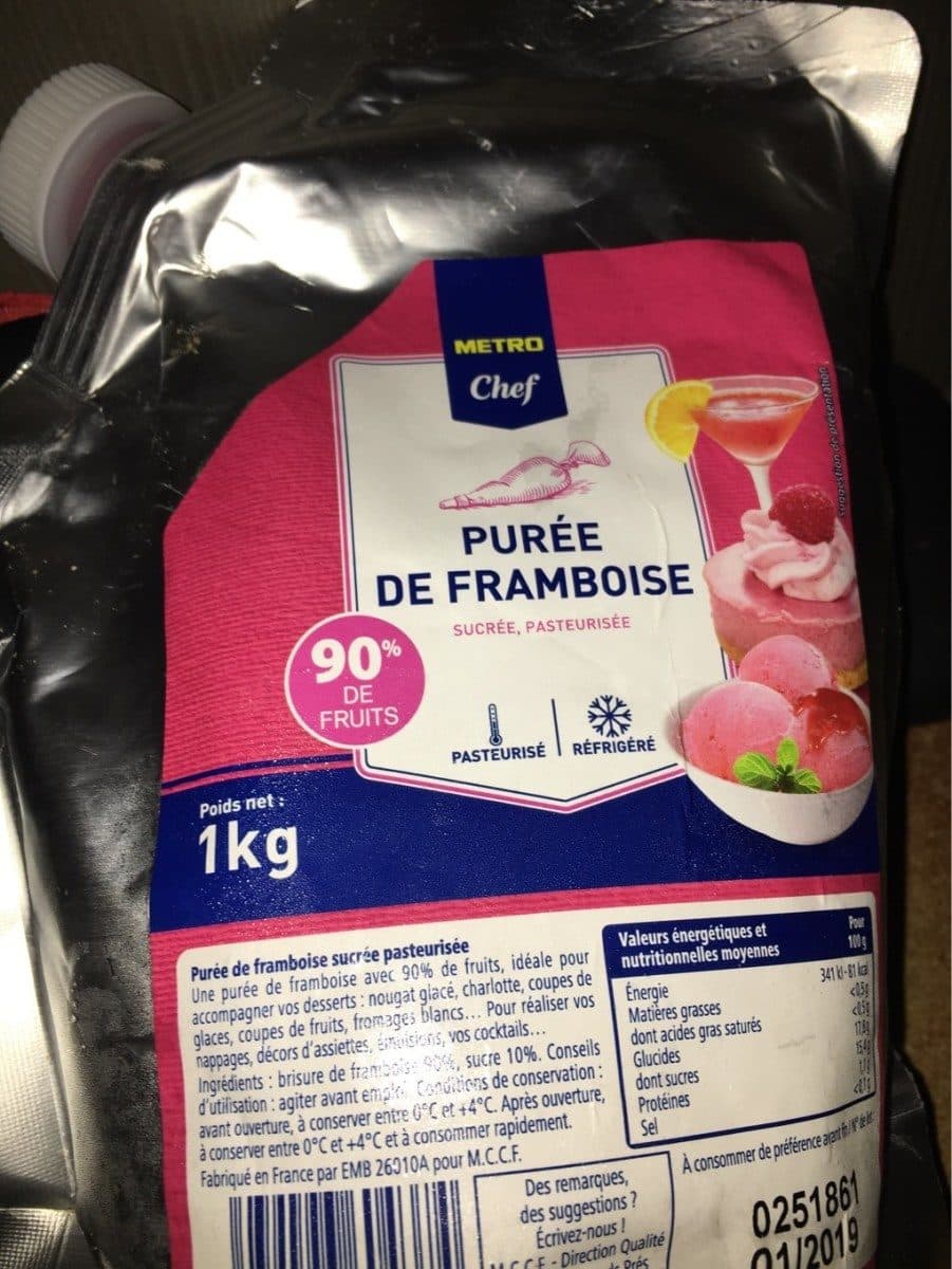 Metro Purée de Framboises packshot