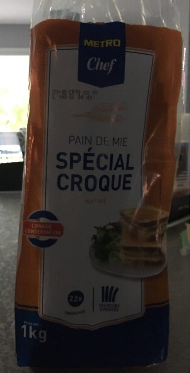 Metro Chef Pain de mie spécial croque packshot