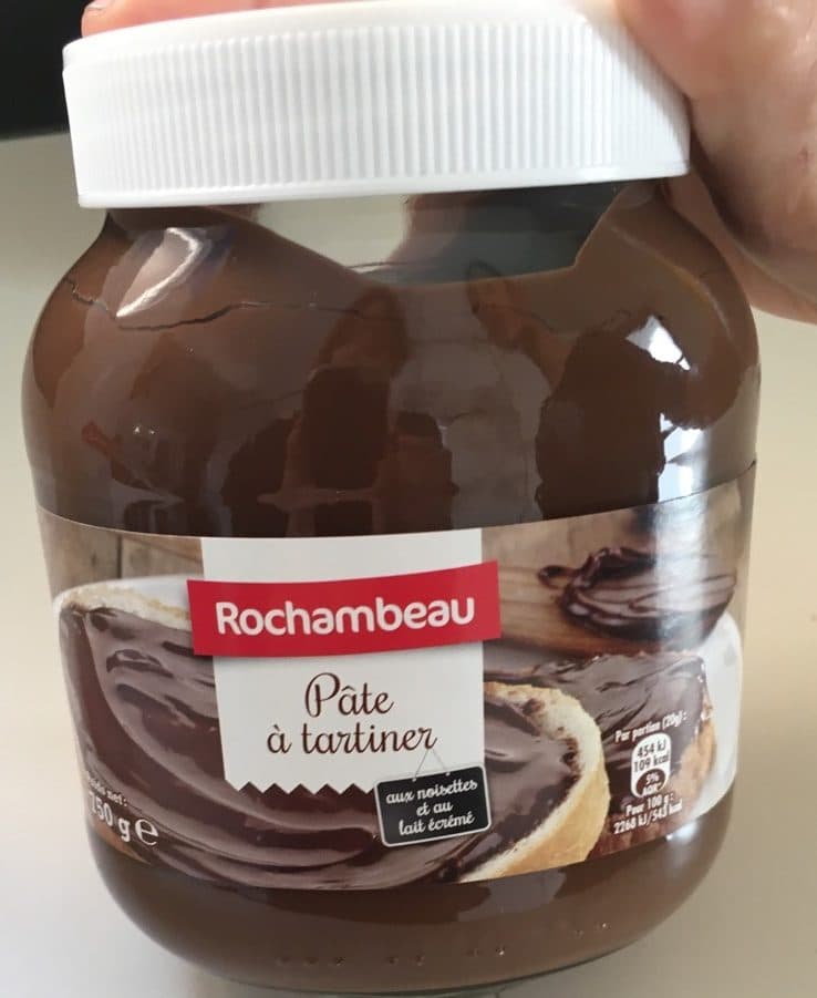 Rochambeau Pate a Tartiner aux Noisettes et au Lait Écrémé packshot