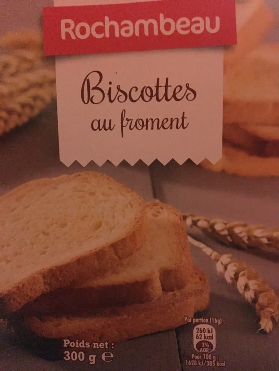 Rochambeau Biscottes au froment packshot