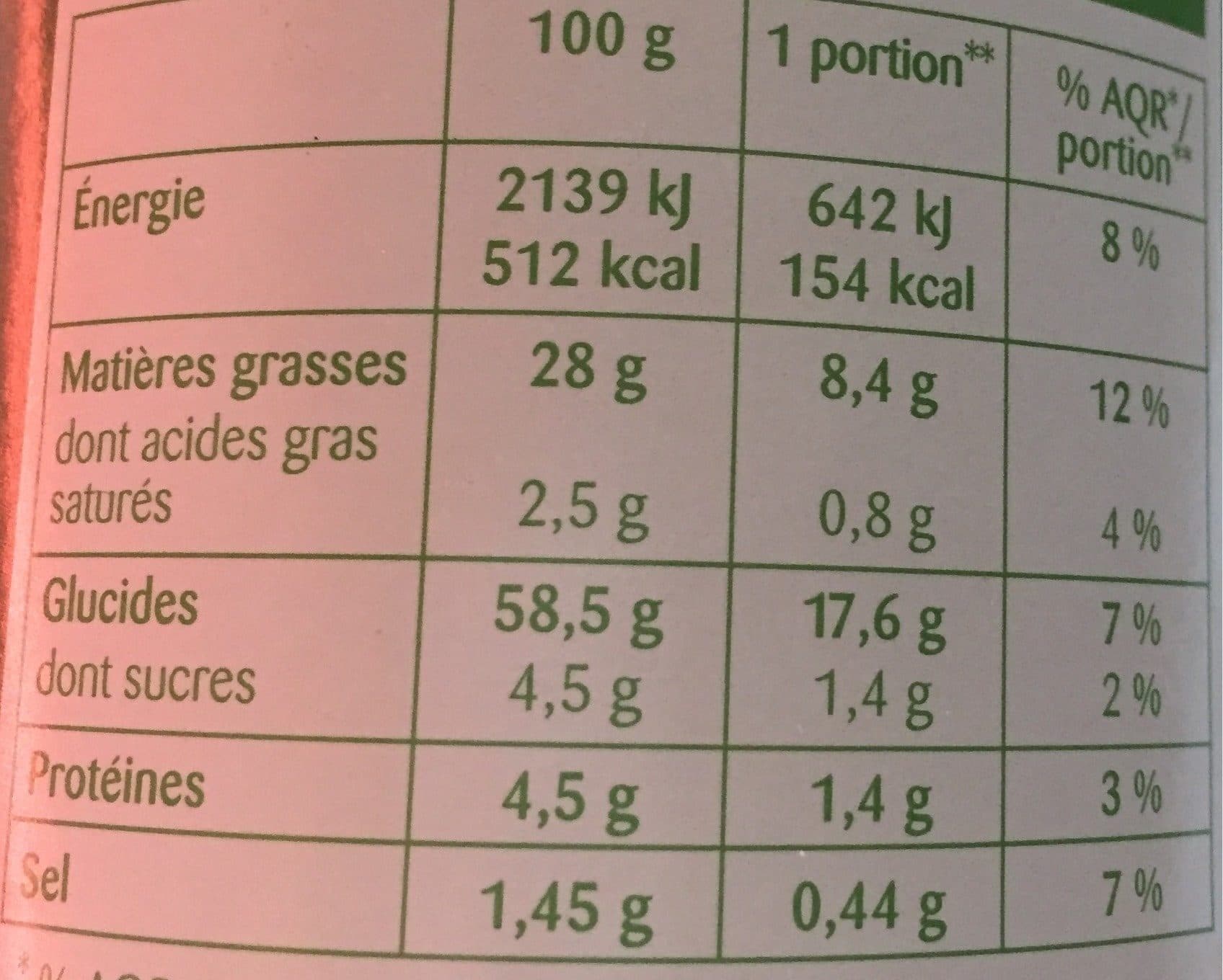 Rochambeau Tuiles goût Crème Oignon packshot