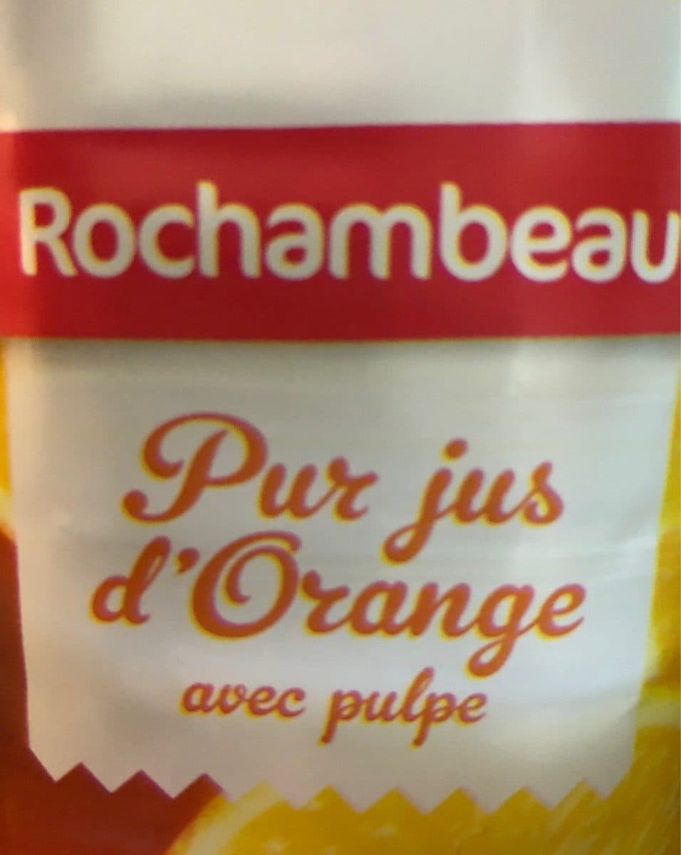 Rochambeau 100% Pur Jus d'orange packshot
