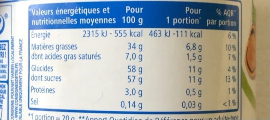 Aro Pâte à tartiner aux noisettes packshot