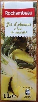 Rochambeau Jus d'Ananas à base de concentré packshot