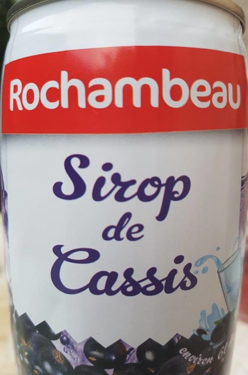 Rochambeau Sirop de cassis packshot