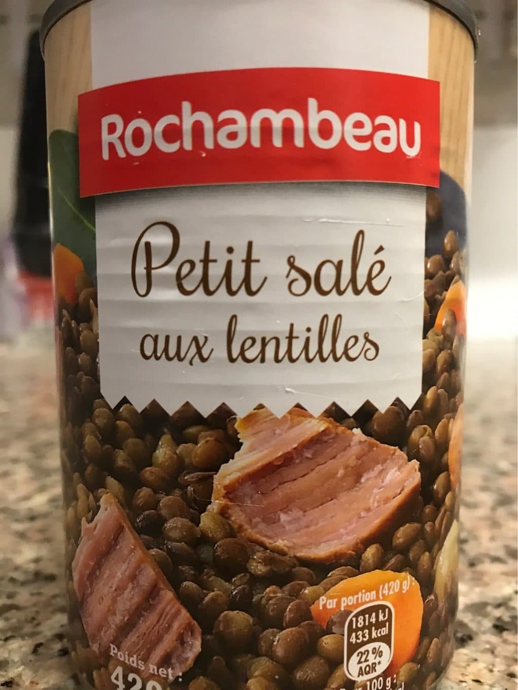 Rochambeau Petit salé aux lentilles packshot