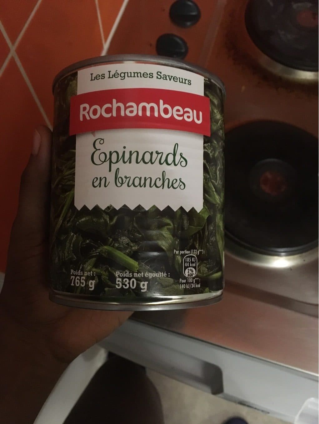 Rochambeau Les Légumes Saveurs Épinards en branches packshot