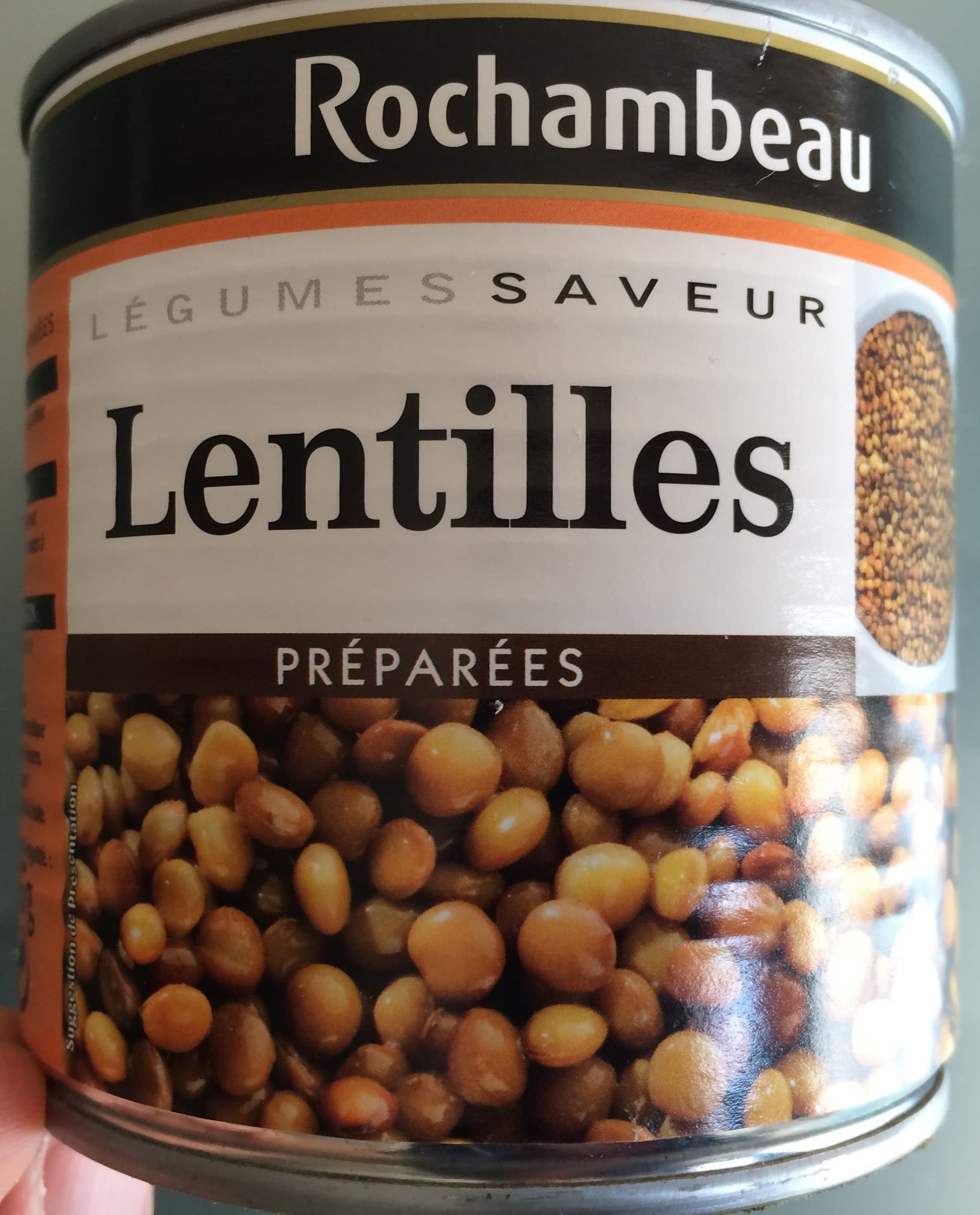 Rochambeau Lentilles préparées packshot