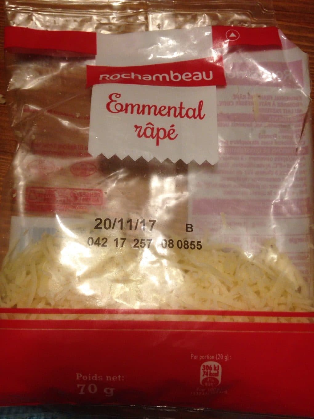 Rochambeau Emmental râpé packshot