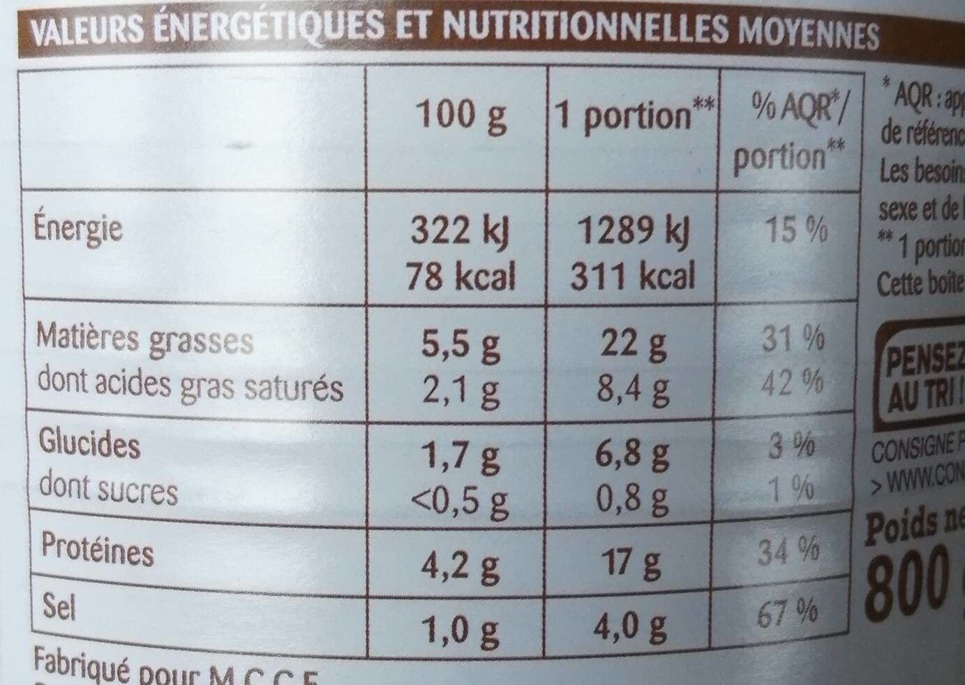 Rochambeau Choucroute Rochambeau packshot