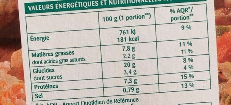 Rochambeau Tarte aux 2 saumons et aux poireaux packshot
