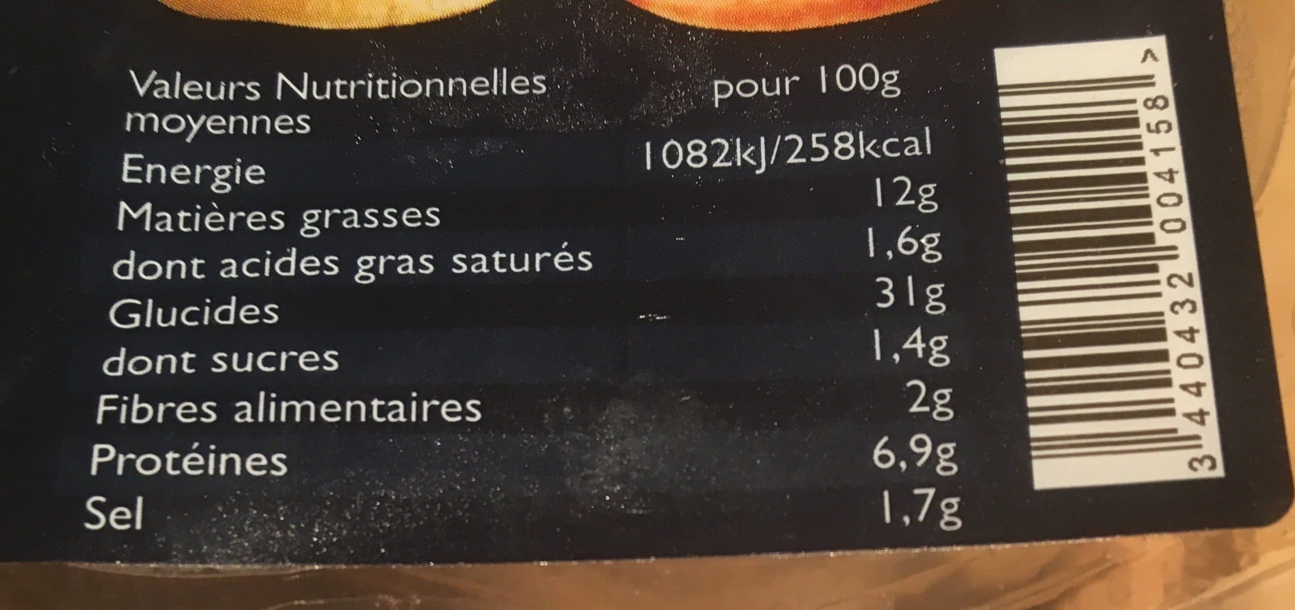 Open Food Facts Blinis Canapés X16 packshot