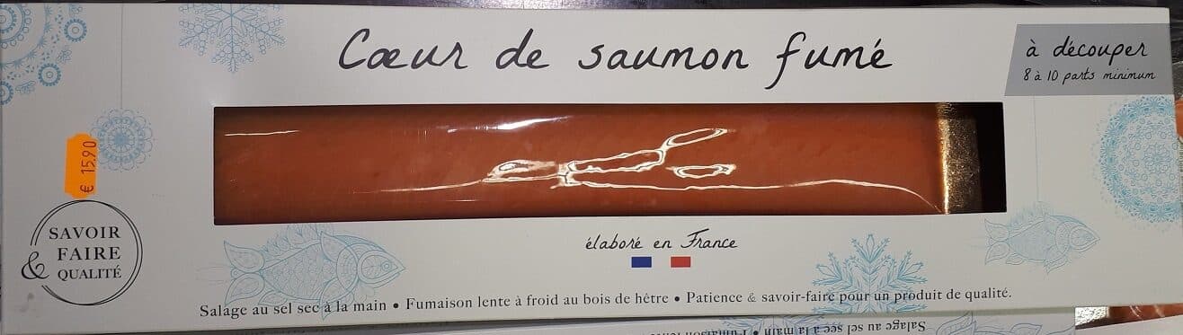 Fjord King Coeur de saumon fumé entier packshot